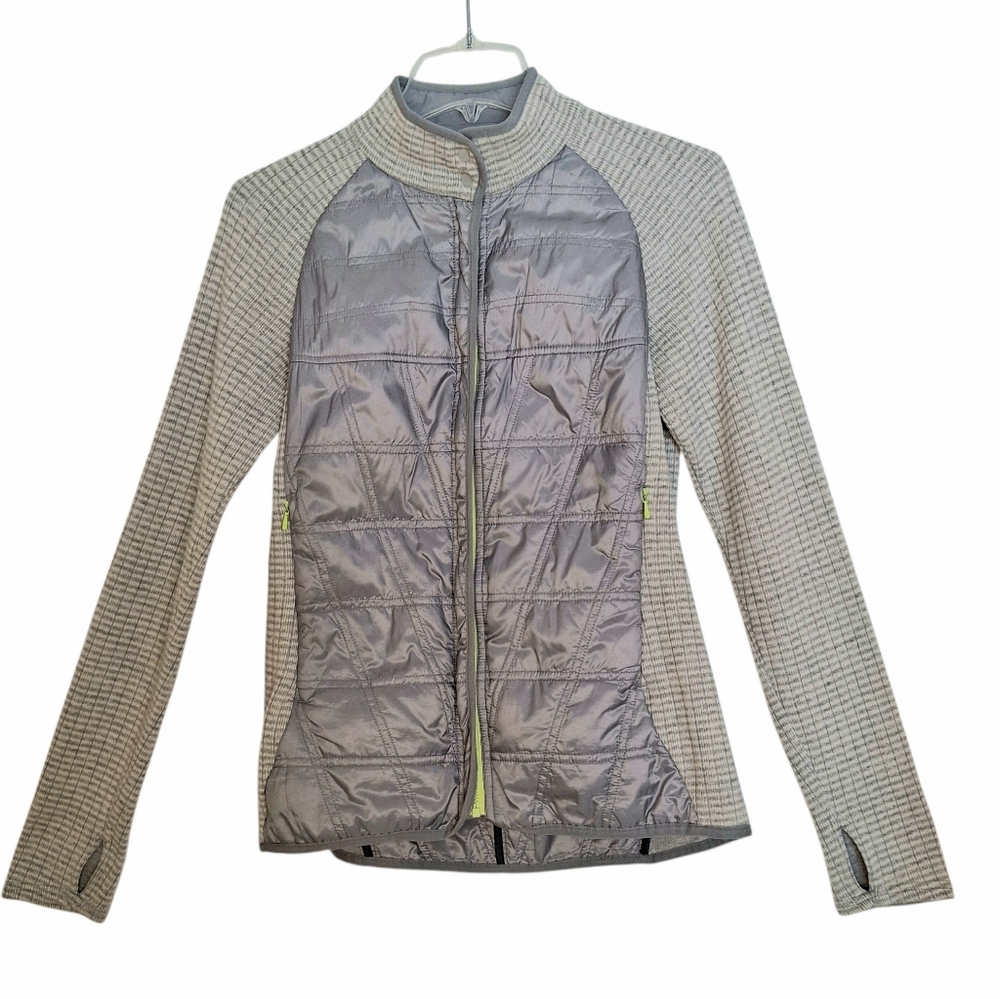 Title Nine Multimedia Active Sweater Coat Jacket Swacket Sz Med Outdoor Fall